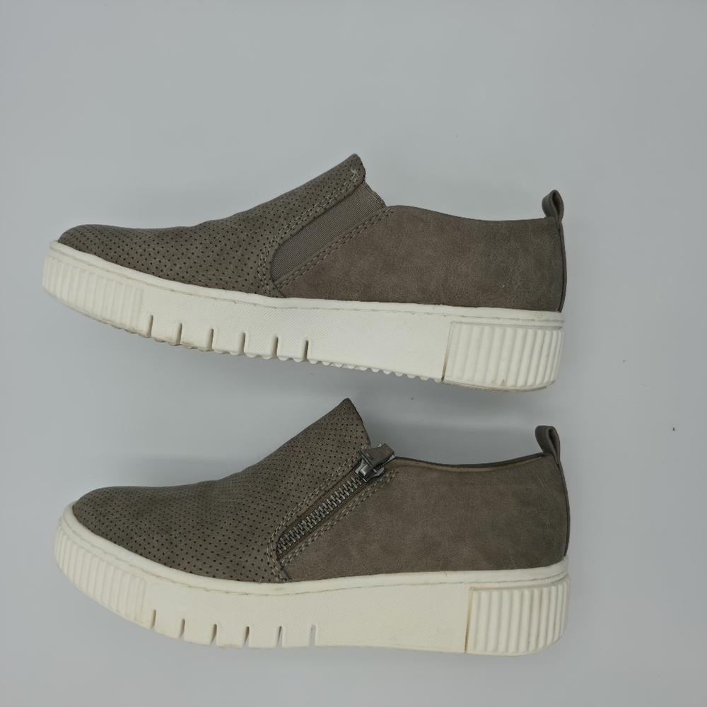 SOUL Turner Slip On Sneakers Grey Size 6.5 - Picture 7 of 9